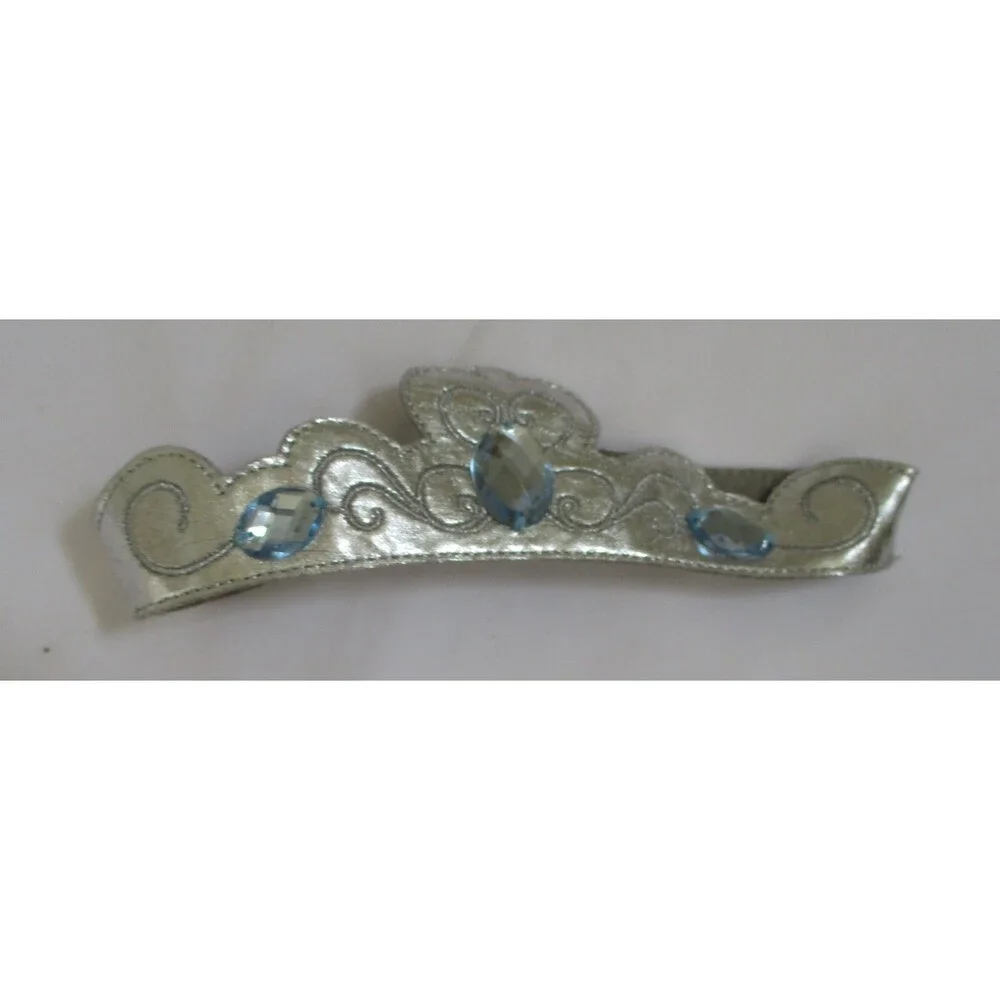 Build A Bear Silver With Blue Rhinestones Soft Crown Princess
